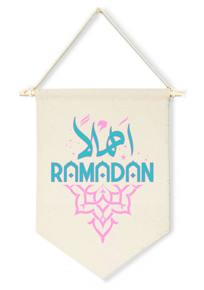 Ahlan Ramadan Door Flag