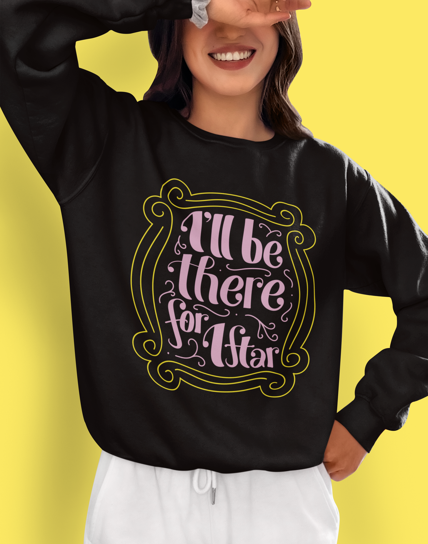 I'll Be There For Iftar- Oversized Sweatshirt