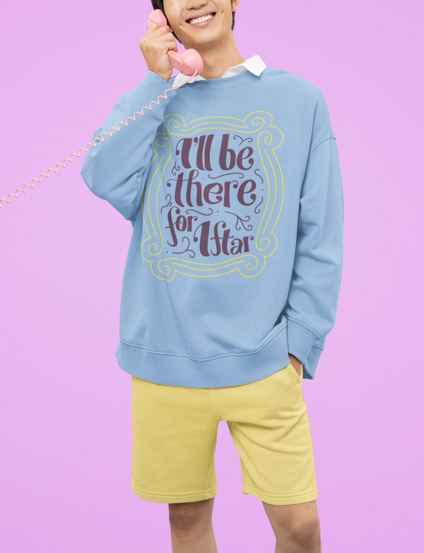 I'll Be There For Iftar - Oversized Sweatshirt