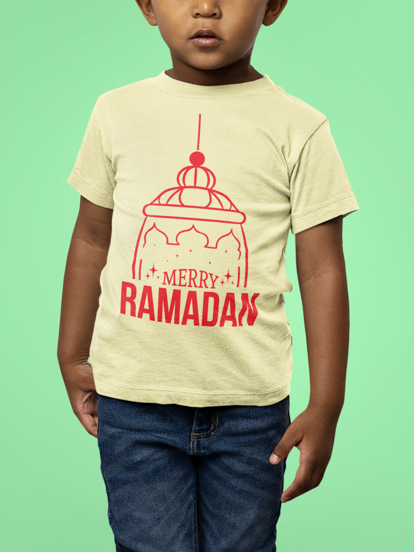 Kids Merry Ramadan Lantern T-shirt