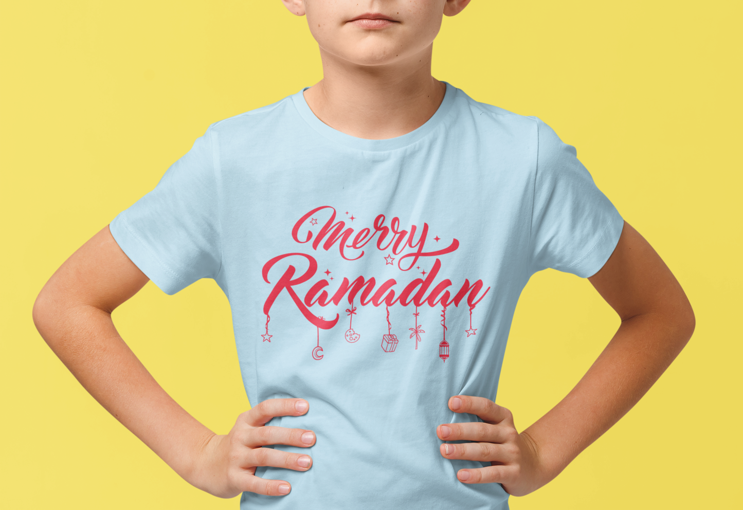 Kids Merry Ramadan Ornament T-shirt