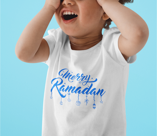 Kids Merry Ramadan Ornament T-shirt