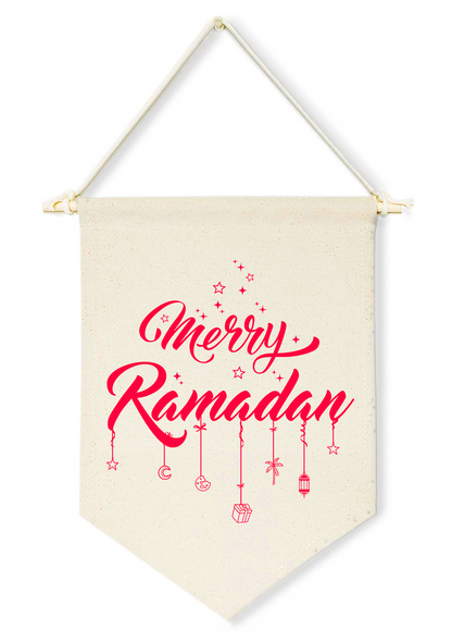 Merry Ramadan Door Flag