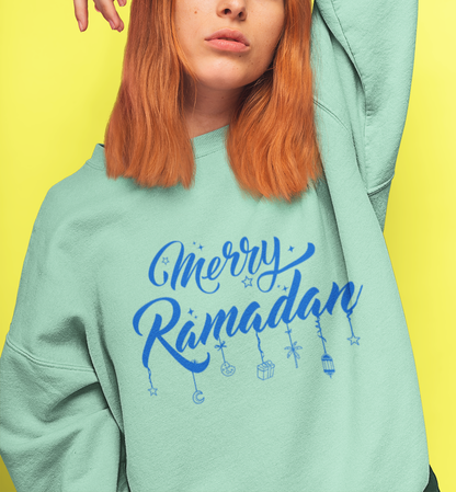 Merry Ramadan Ornaments- Oversized Sweatshirt