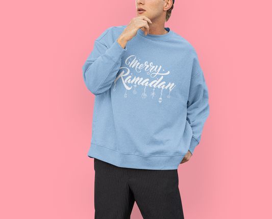 Merry Ramadan Ornaments- Oversized Sweatshirt