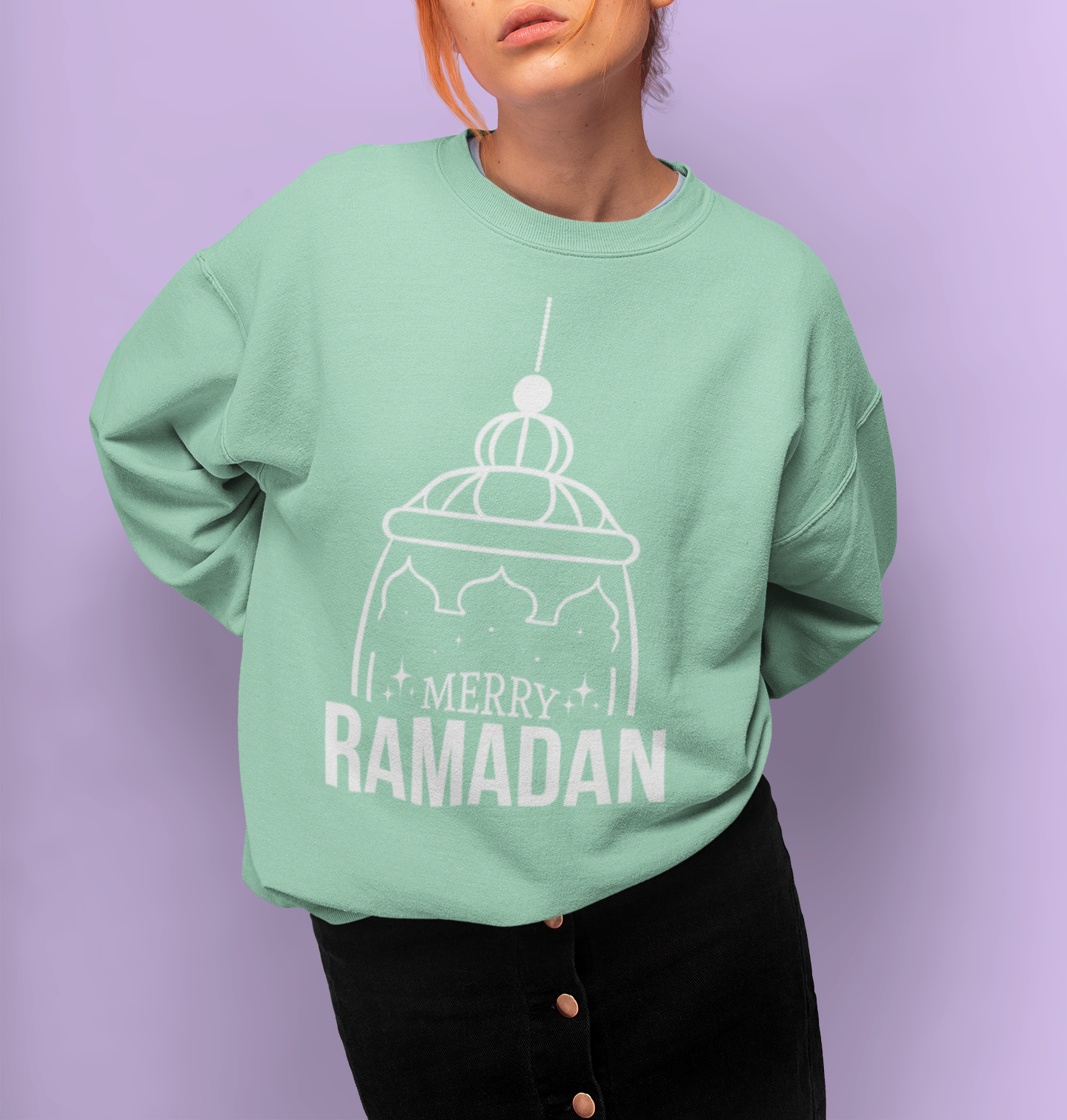 Merry Ramadan Lantern- Oversized Sweatshirt