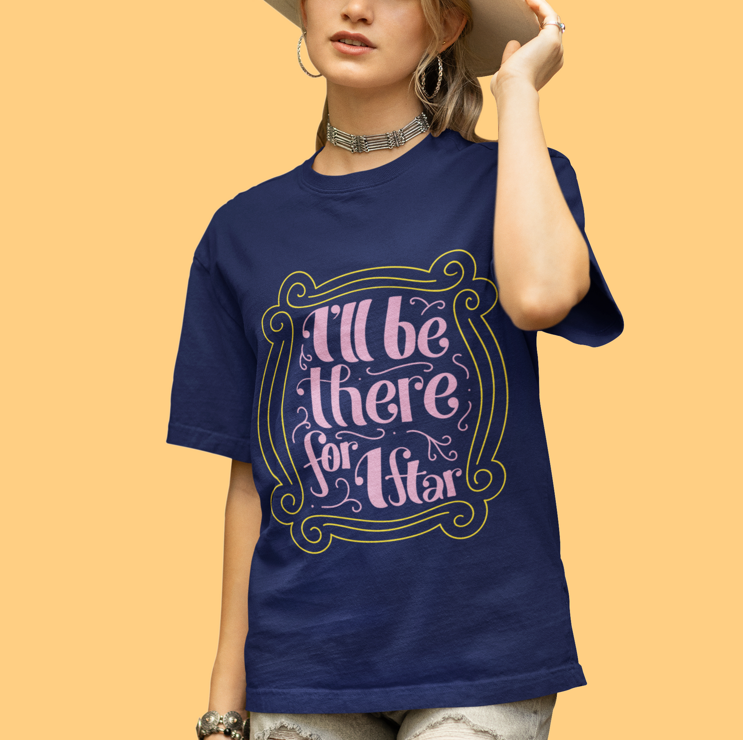 I'll Be There For Iftar - Oversized T-shirt