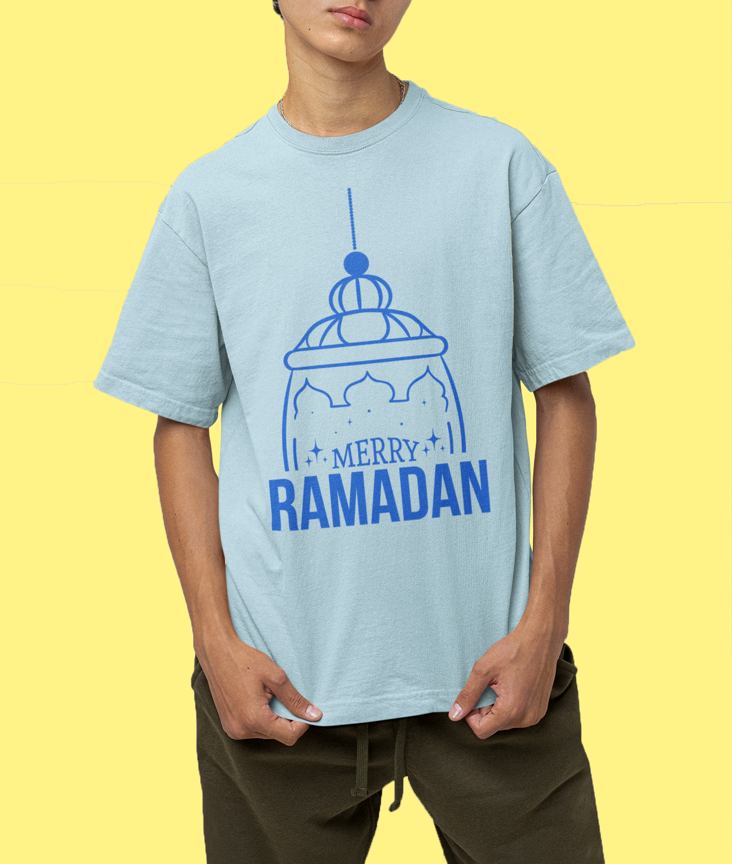 Merry Ramadan Lantern - Oversized T-shirt