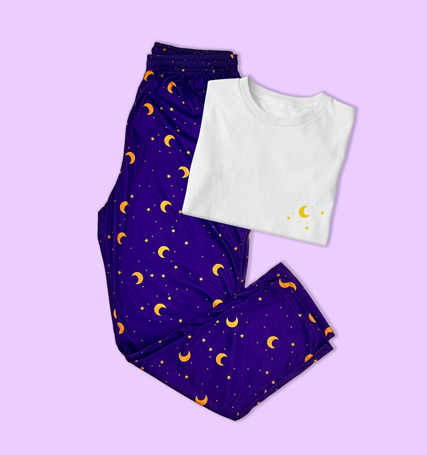 Moon and Stars Pajama Set