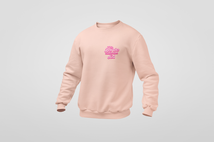 Eid in Pink Oversized Sweatshirt