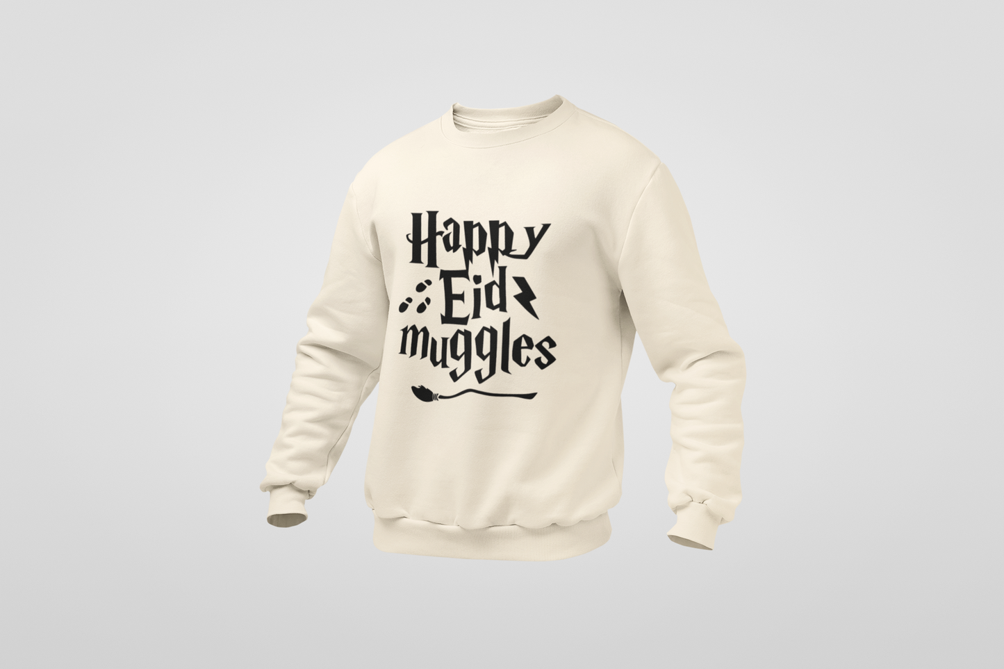 Happy Eid Muggles Oversized Sweatshirt