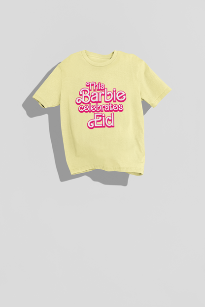 Kids Eid in Pink T-shirt