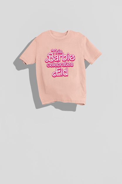 Kids Eid in Pink T-shirt