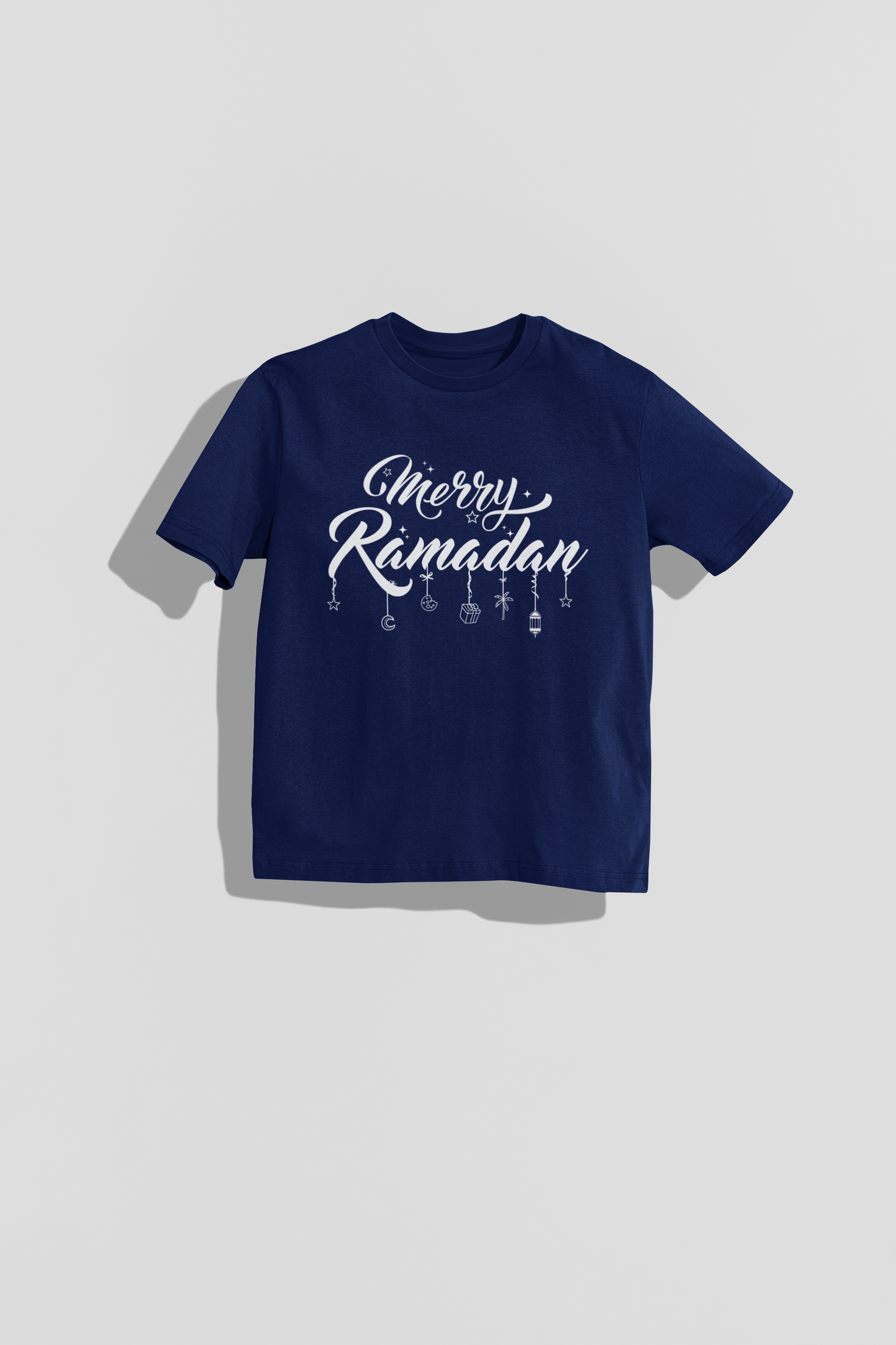 Merry Ramadan Ornaments white print - Oversized T-shirt