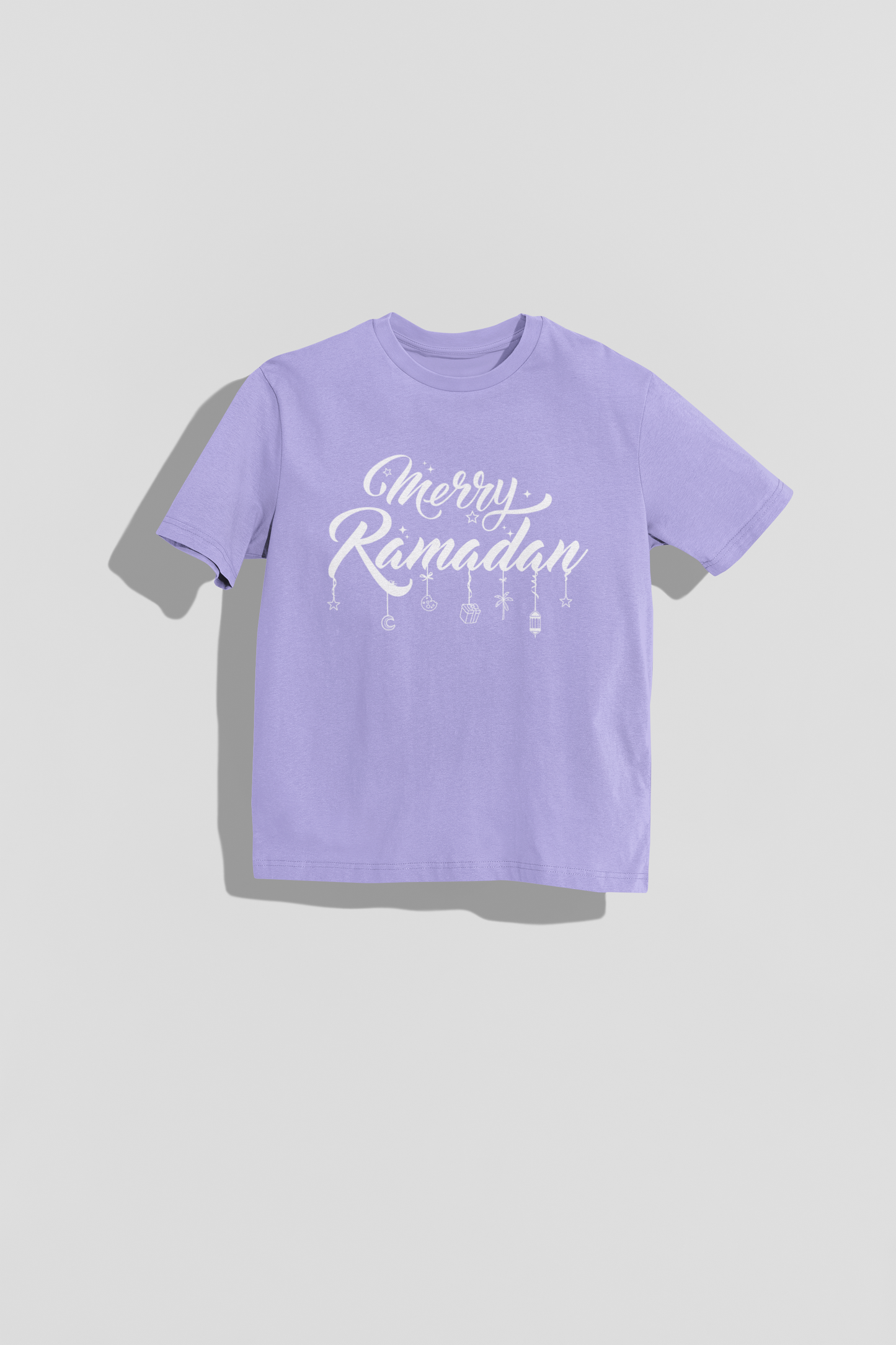 Merry Ramadan Ornaments white print - Oversized T-shirt