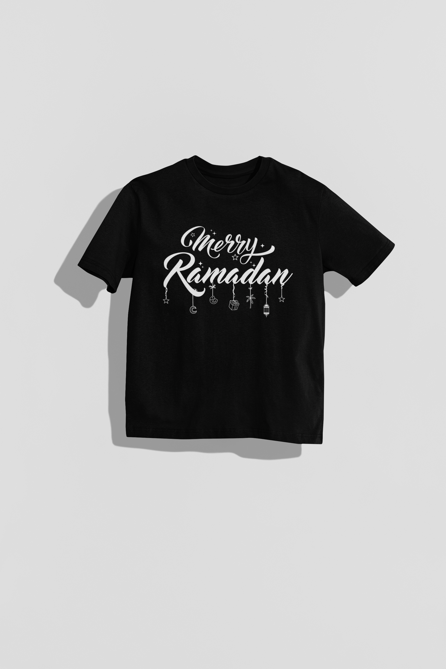 Merry Ramadan Ornaments white print - Oversized T-shirt