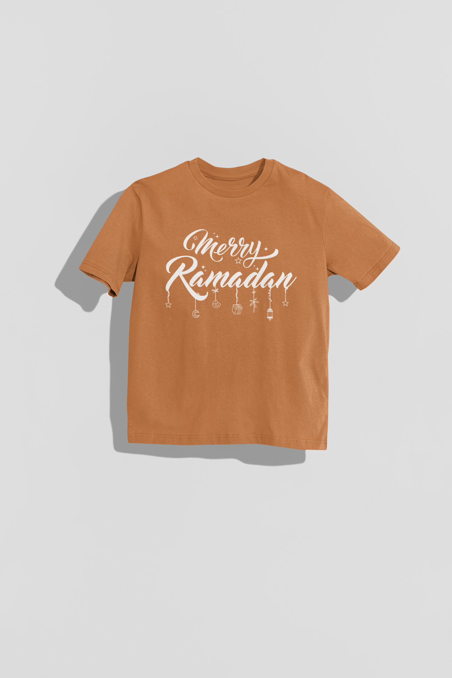 Merry Ramadan Ornaments white print - Oversized T-shirt