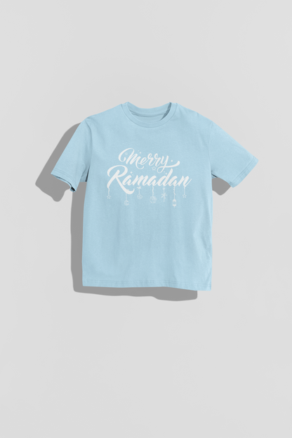 Merry Ramadan Ornaments white print - Oversized T-shirt